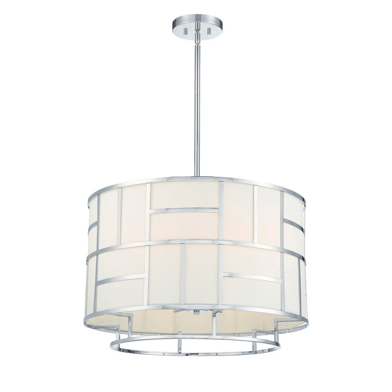 Crystorama Libby Langdon for Crystorama Danielson 6 Light Polished Nickel Chandelier DAN-406-PN