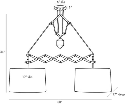 Arteriors Home Pantograph Pendant DB49009