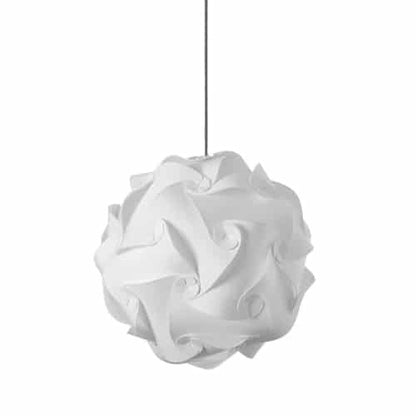 Dainolite 1 Light Pendant, Polished Chrome Finish, White Fabric DBL-M-790