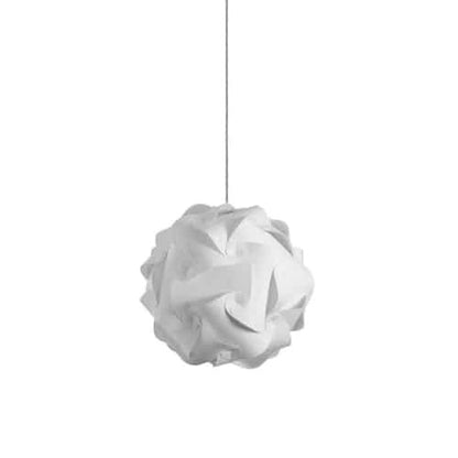 Dainolite 1 Light Pendant, Polished Chrome Finish, White Fabric DBL-S-790