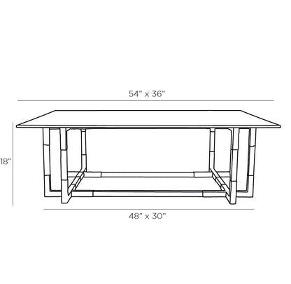 Arteriors Home Corset Cocktail Table DC2021