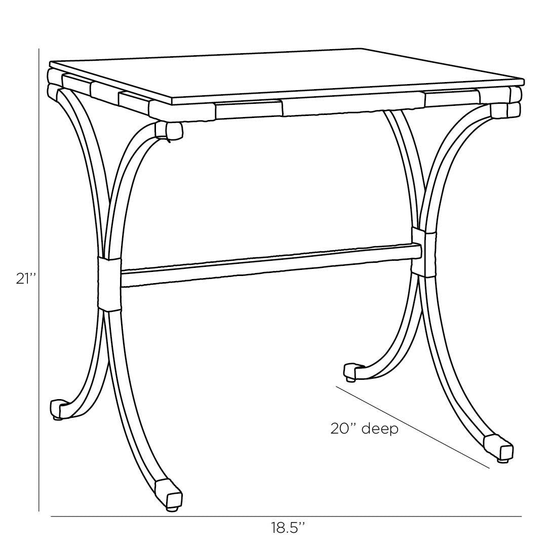 Arteriors Home Templeton End Table DC2022