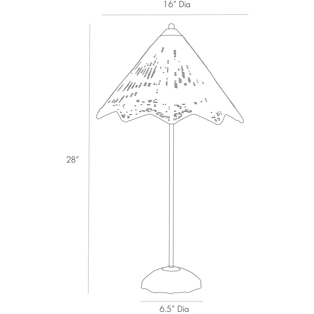 Arteriors Home Parasol Lamp DC49018