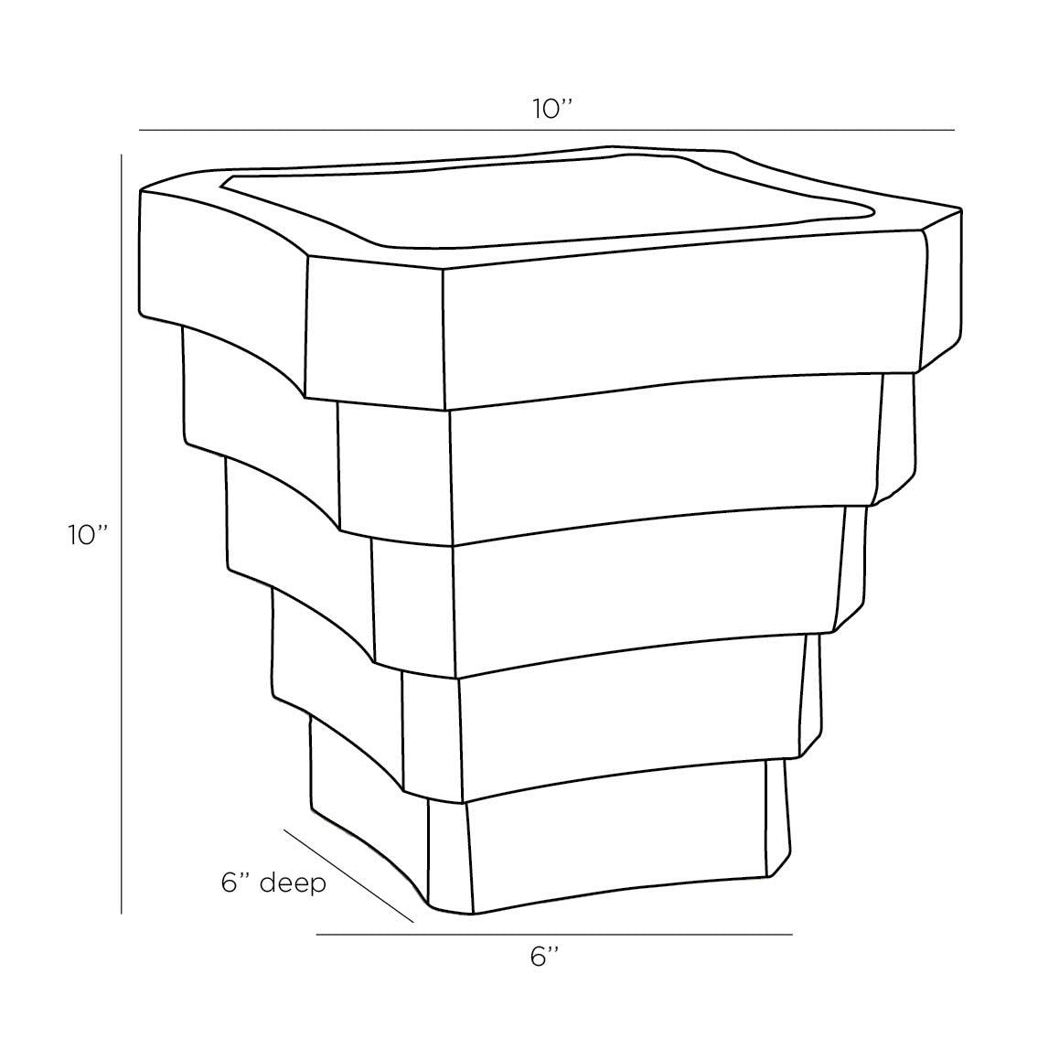 Arteriors Home Cantilever Small Planter DC5001