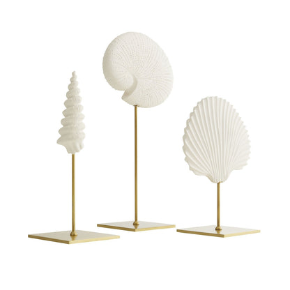 Arteriors Home Shell Sculptures, Set of 3 DC9000