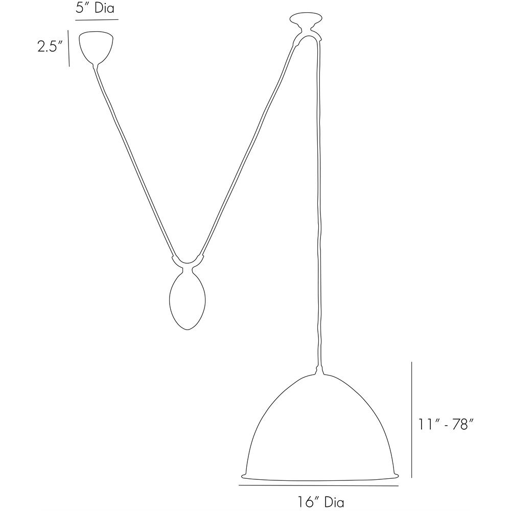 Arteriors Home Egg Drop Pendant DD42621