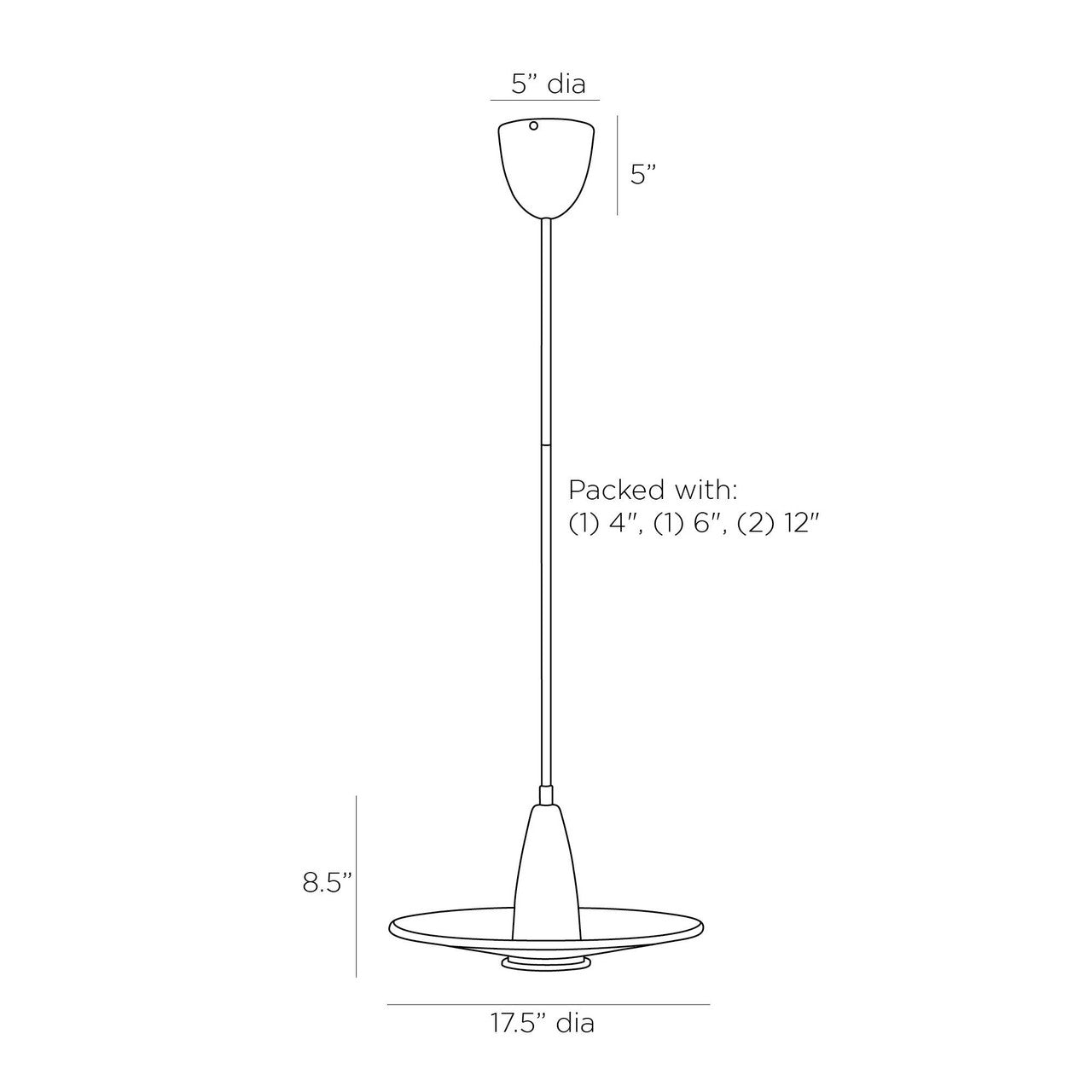 Arteriors Home Vasili Flush Mount DFC05