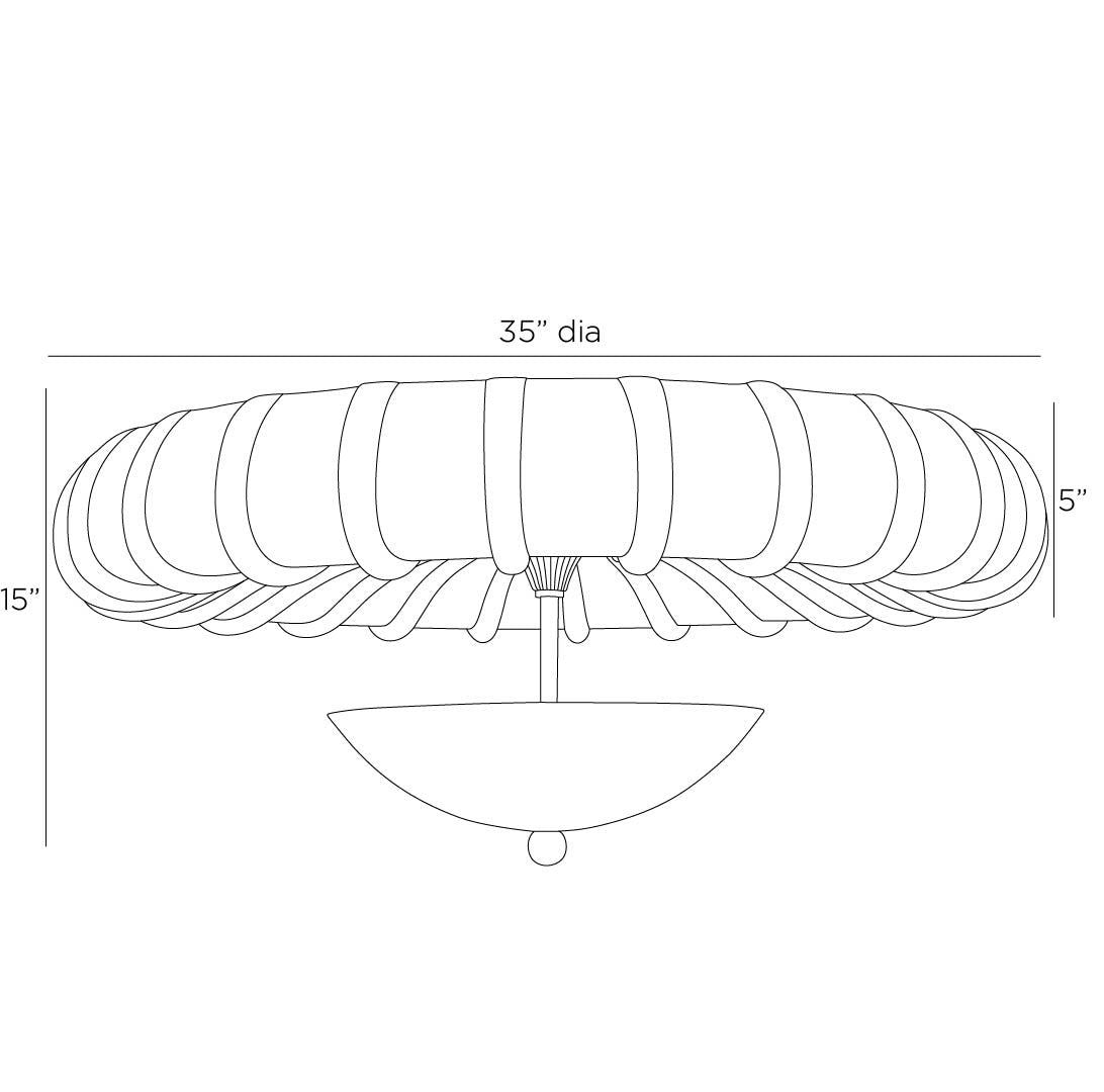 Arteriors Home Camella Flush Mount DFC12