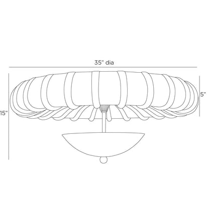 Arteriors Home Camella Flush Mount DFC12