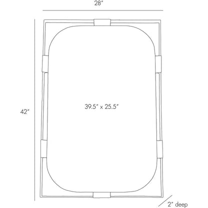 Arteriors Home Frankie Rectangular Mirror DJ2049