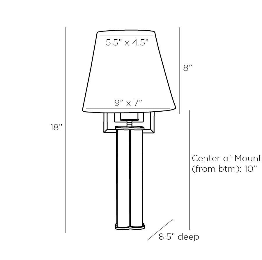 Arteriors Home Eckart Sconce DJ49002-628