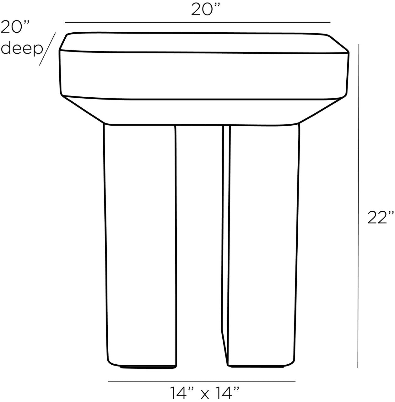 Arteriors Home Spiazzo End Table DJ5017