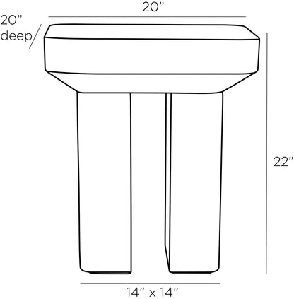 Arteriors Home Spiazzo End Table DJ5017