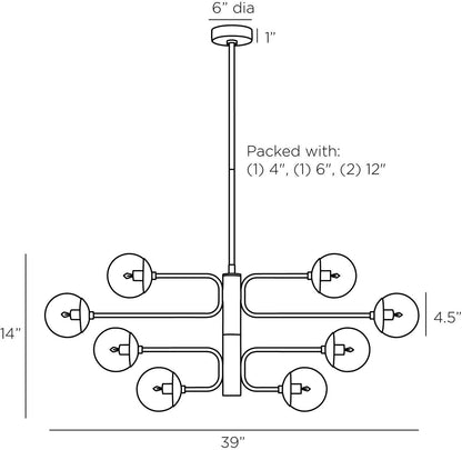 Arteriors Home Baltimore Chandelier DLC18