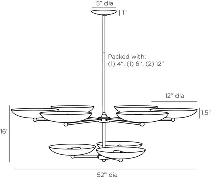 Arteriors Home Griffith Chandelier DLC20