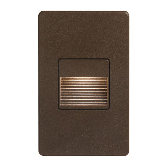 Dainolite 120VAC input, L125mmxW78mmxH37mm, 2700K, 3.3W IP65, Bronze Wall LED Light DLEDW-200-BZ