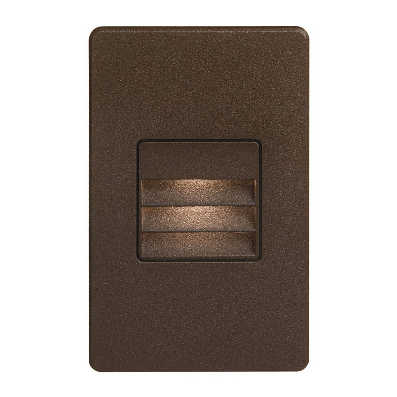 Dainolite 120VAC input, L125mmxW78mmxH37mm, 2700K, 3.3W IP65, Bronze Wall LED Light with Louver DLEDW-234-BZ