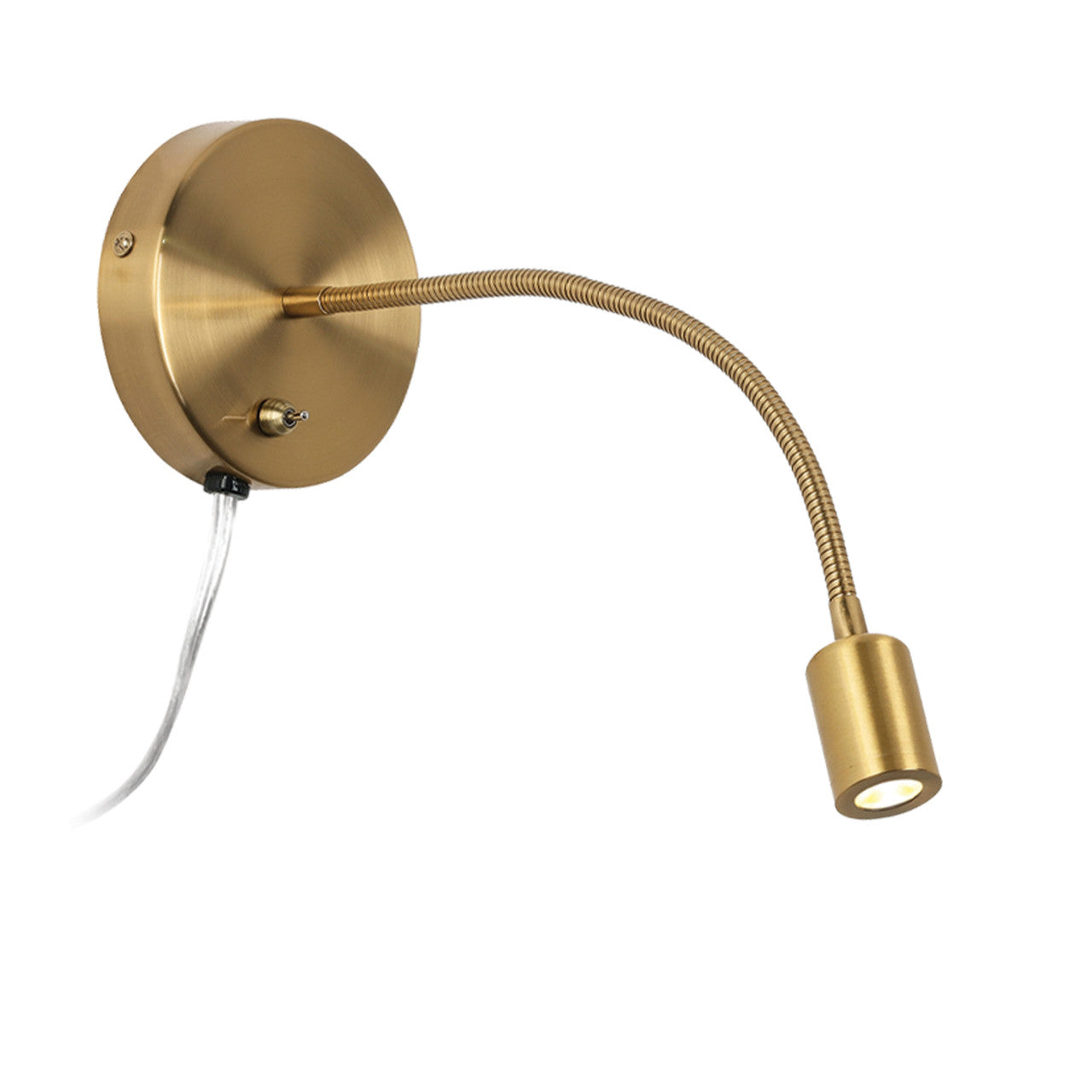 Dainolite 3W LED Wynne Sconce Aged Brass DLEDW-263-AGB