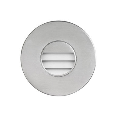 Dainolite 120VAC input, Ø88xH82mm, 2700K, 3.3W IP65, Brushed Aluminum Wall ED Light with Louver. DLEDW-330-BA