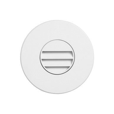 Dainolite 120VAC input, Ø88xH82mm, 2700K, 3.3W IP65, White Wall LED with Louver DLEDW-330-WH