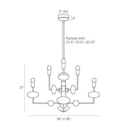 Arteriors Home Vista Chandelier DMC01