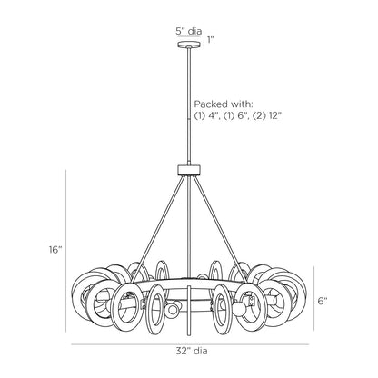 Arteriors Home Trina Chandelier DMC06