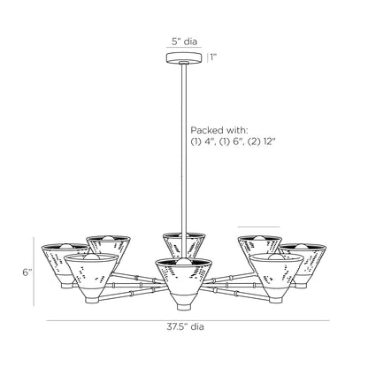 Arteriors Home Ventura Chandelier DMC09