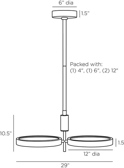 Arteriors Home Alexander Chandelier DMC10