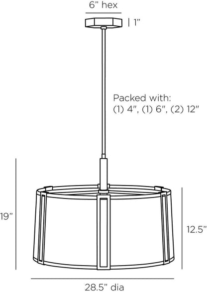 Arteriors Home Amida Chandelier DMC11