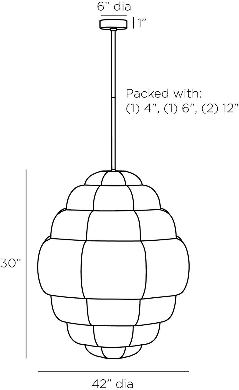 Arteriors Home Yahara Chandelier DMC15