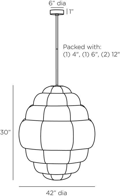 Arteriors Home Yahara Chandelier DMC15