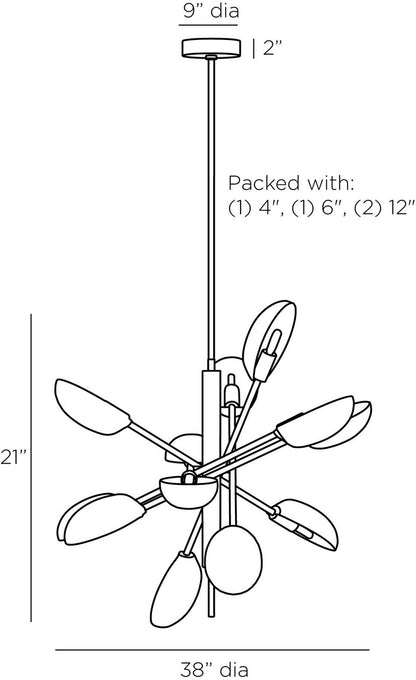 Arteriors Home Bryce Chandelier DMC21