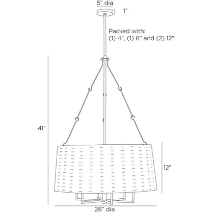 Arteriors Home Felipe Chandelier DMC31