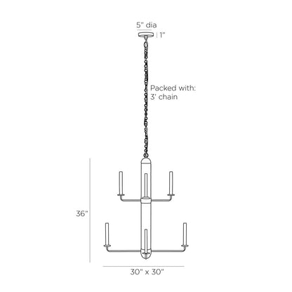 Arteriors Home Walden Chandelier DMI04