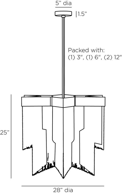 Arteriors Home Bridget Chandelier DMI07