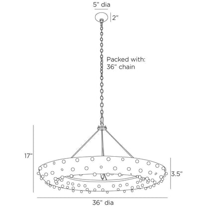 Arteriors Home Hardy Chandelier DMI18