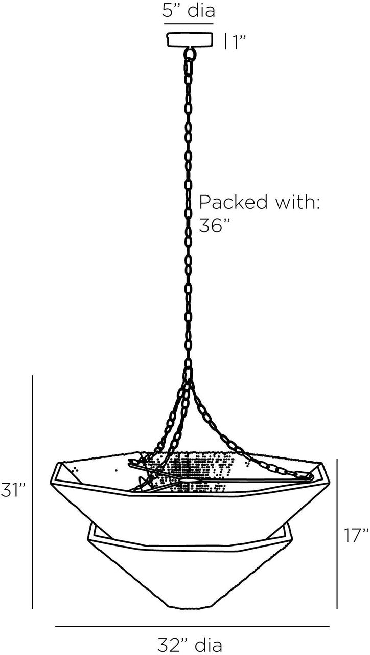 Arteriors Home Anya Chandelier DMS13