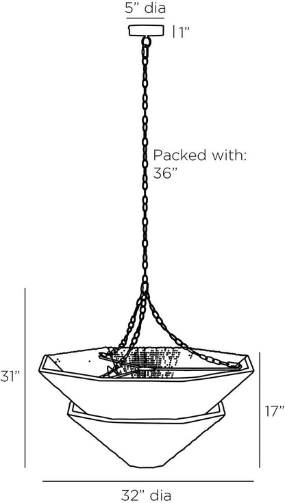 Arteriors Home Anya Chandelier DMS13