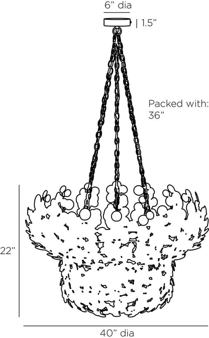 Arteriors Home Bilal Chandelier DMS14