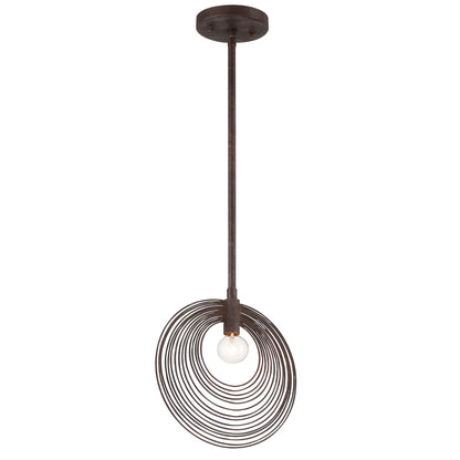 Crystorama Doral 1 Light Forged Bronze Pendant DOR-B7700-FB