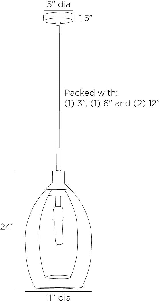 Arteriors Home Hilary Pendant DPI12