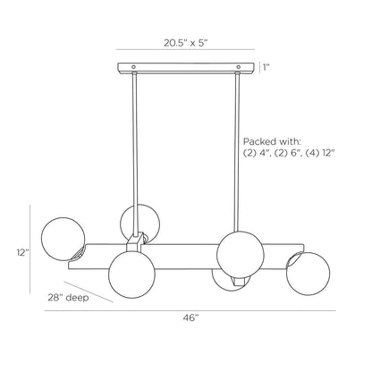 Arteriors Home Tallow Chandelier DRC02