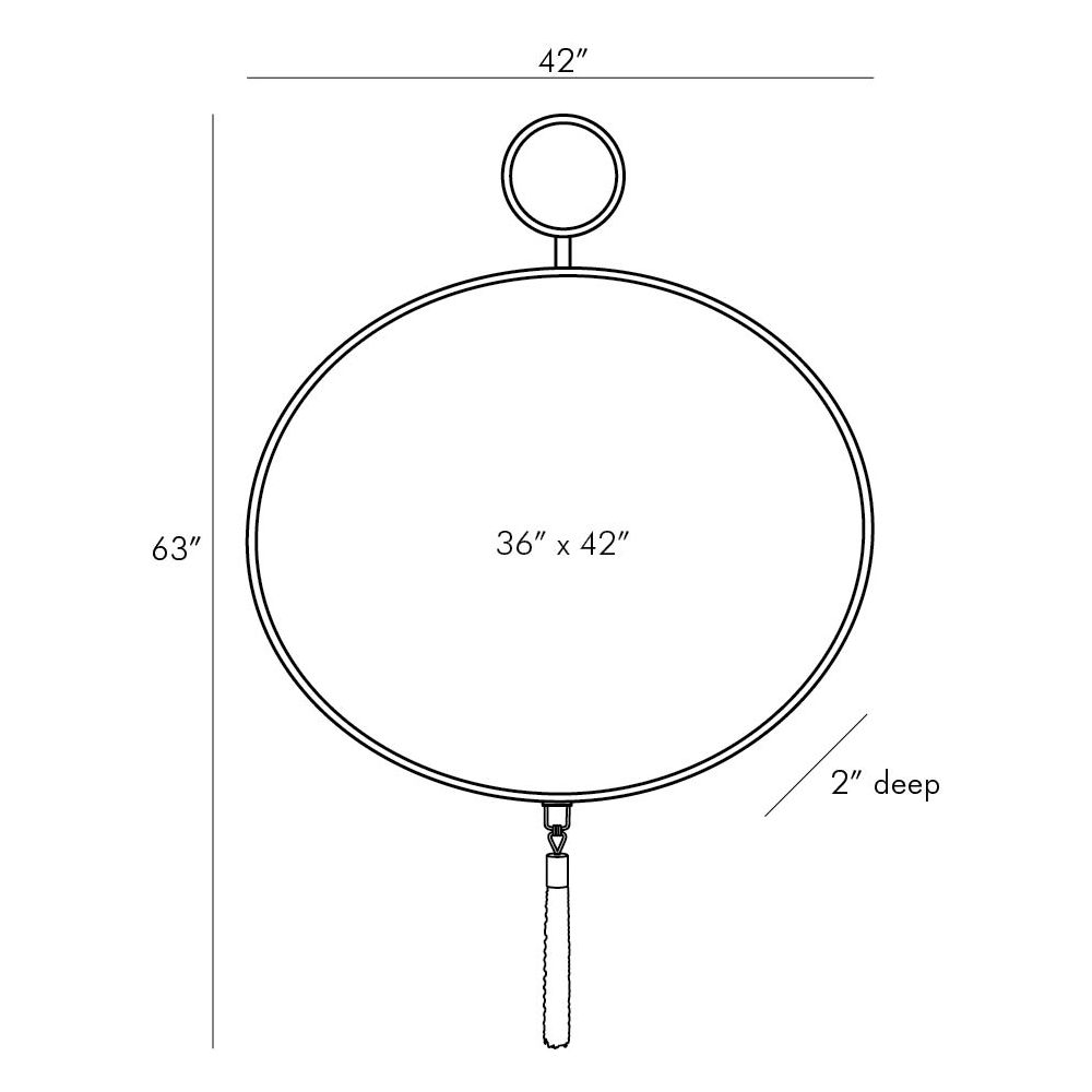 Arteriors Home Moon Glow Mirror DS2025