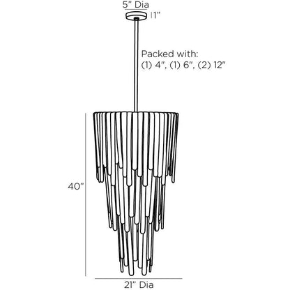 Arteriors Home Raine Chandelier DSC05