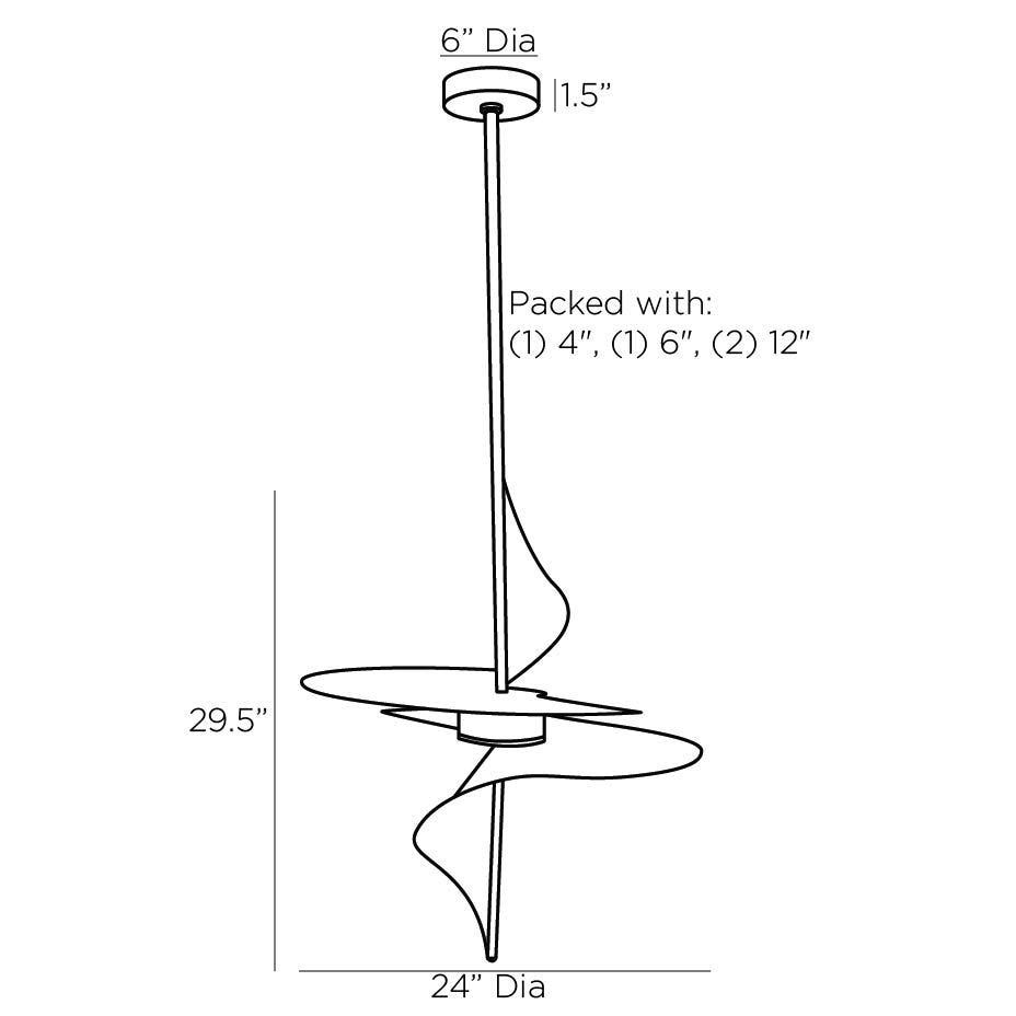 Arteriors Home Renly Pendant DSC06