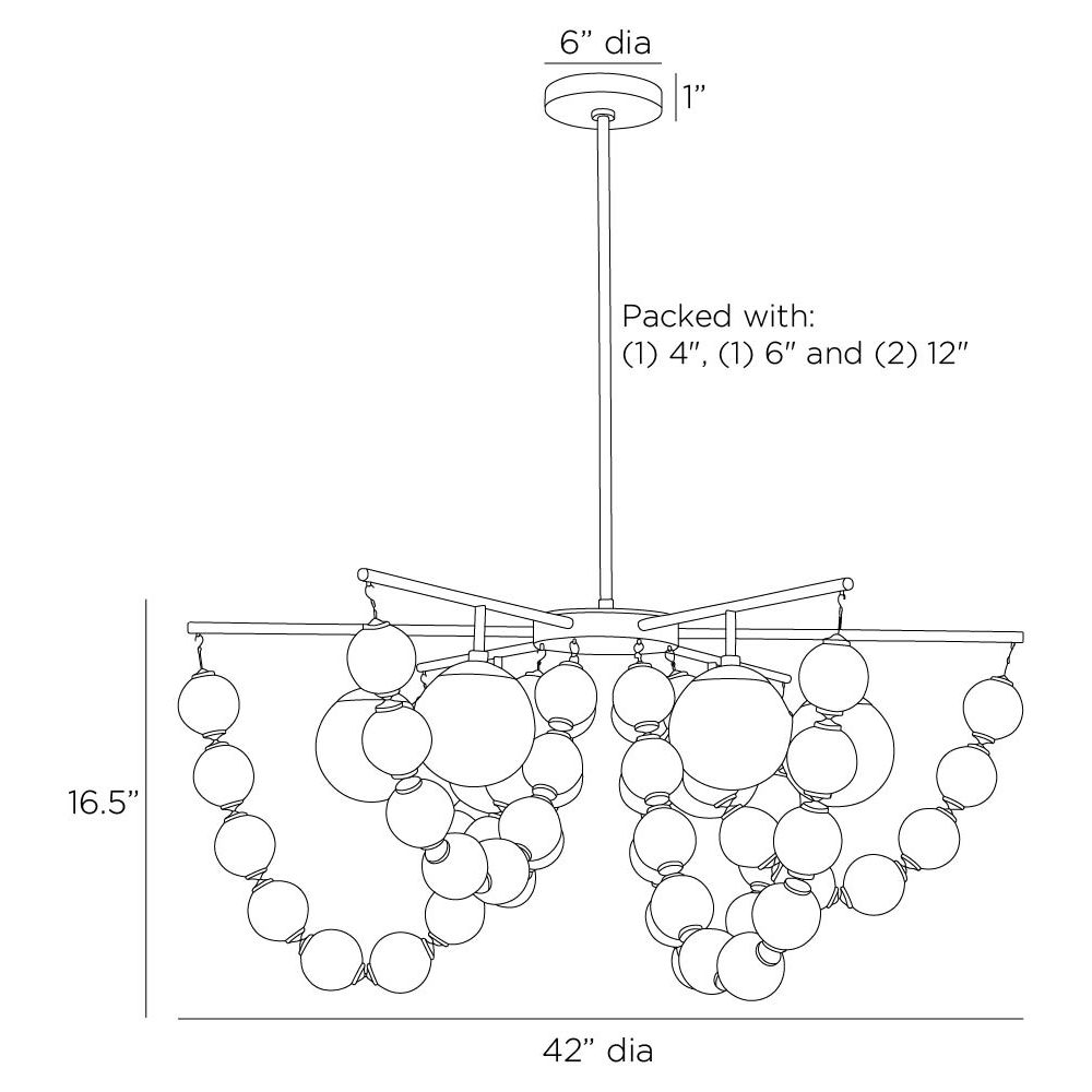 Arteriors Home Genesis Chandelier DSC08