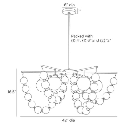 Arteriors Home Genesis Chandelier DSC08