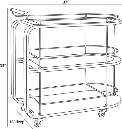 Arteriors Home Brays Bar Cart DW4001