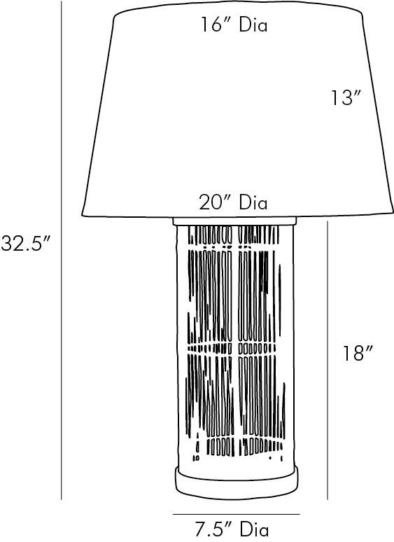 Arteriors Home Panama Lamp DW49008-122