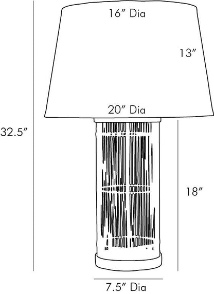 Arteriors Home Panama Lamp DW49008-122